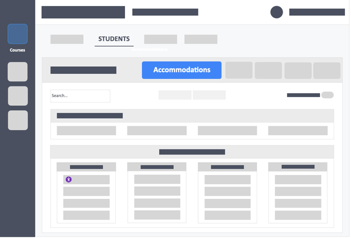 Accommodations-applied students