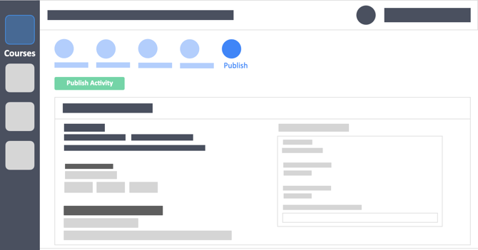 Acoommodations-publish activity