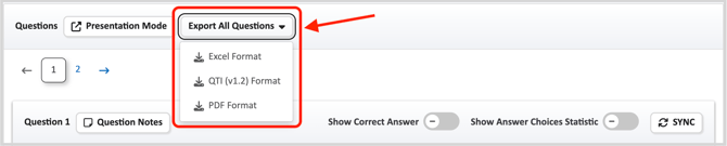 Activity Questions - Export