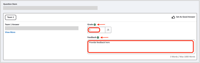 Application-Narrative Feedback