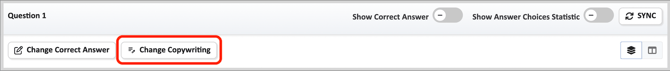 Dashboard-Change Copywriting