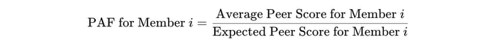 PAF-Peer Assessment Factor