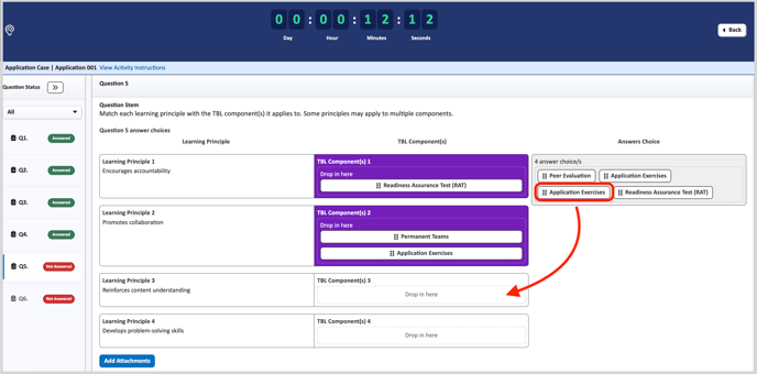 Student Dashboard-Match-many-drag