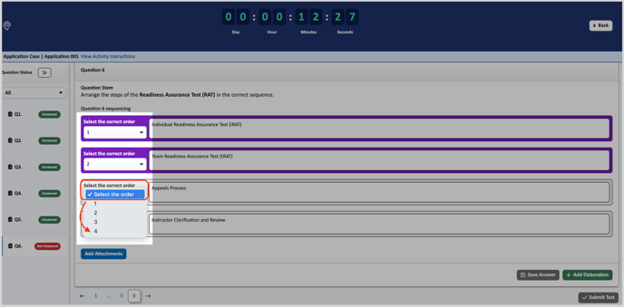 Student Dashboard-Sequence