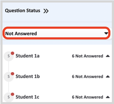PE-Student question status